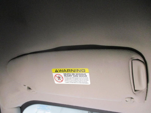 Driver Sun Visor Illuminated Without Garage Door Opener Fits 00-04 300