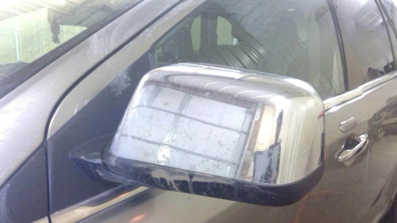 Driver Side View Mirror Power Chrome Cap Manual Fold Fits 07-08 MKX 19