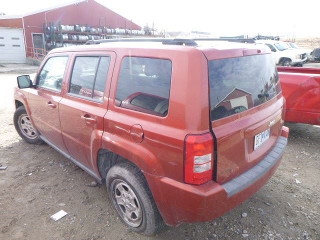 Driver Side View Mirror Moulded In Black Power Fits 07-12 PATRIOT 1304