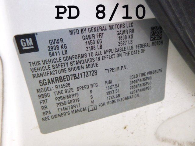 Grille Upper Fits 08-12 ENCLAVE 1132838