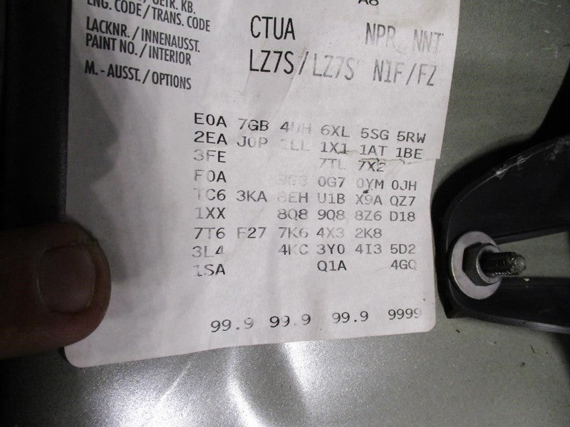 A7 AUDI 2013 Seat Rear 1700593