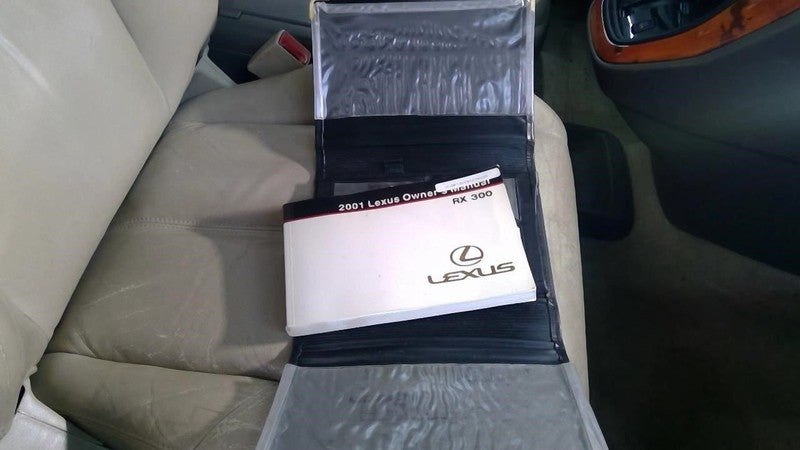 RX300 2001 Owners Manual 1896083