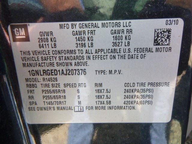 Starter Motor VIN J 11th Digit Limited Fits 07-17 ACADIA 1911318
