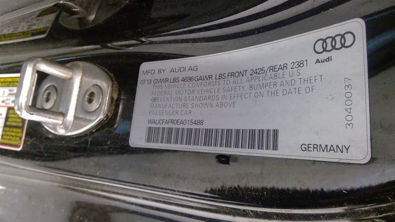 Passenger Corner/Park Light Fog-driving Fits 13-16 AUDI A5 1648627