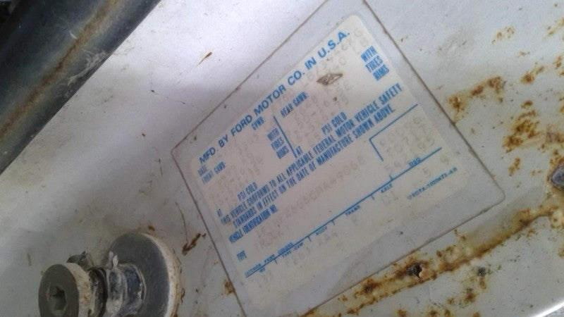F250 1982 Seat Belt Front 1734766