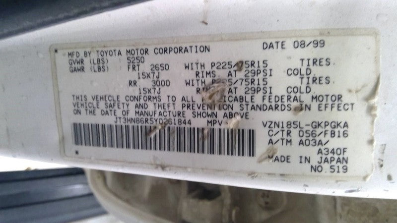 Transfer Case 4 Cylinder Automatic Fits 97-04 TACOMA 1717356