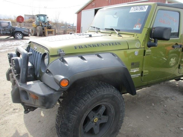 Passenger Right Side View Mirror Manual Fits 07-10 WRANGLER 1471834