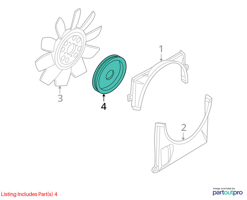 Fan Clutch Fits 06-10 EXPLORER 1743910
