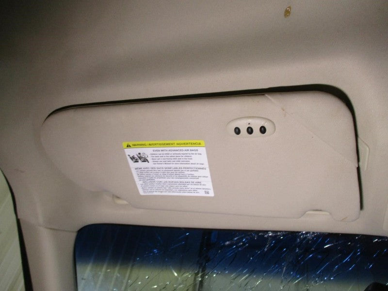 Driver Left Sun Visor With Garage Door Opener Fits 13-19 FLEX 1943089