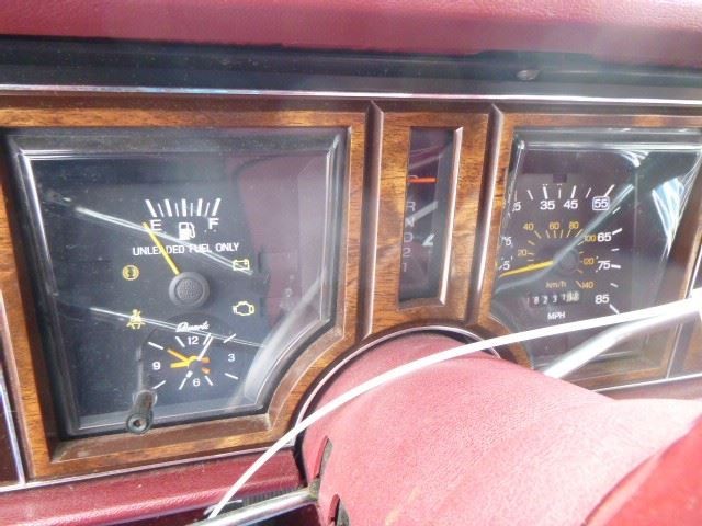 1982 Mercury Cougar Driver Side Rear Left Inner Trim Door Panel