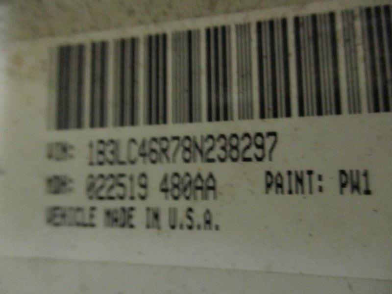 Speedometer Cluster 120 MPH Fits 08-09 AVENGER 1810356