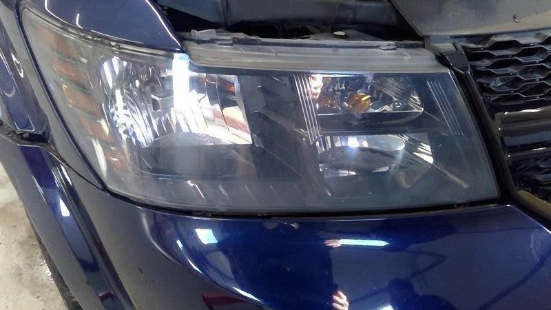 Passenger Headlight Quad Halogen Black Bezel Fits 14-20 JOURNEY 172168