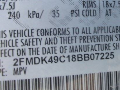 Engine ECM Electronic Control Module ID 7T4A-GE Thru Gh Fits 07-09 EDG