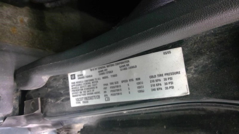 Steering Column Shift Off Road Chassis Package Fits 04-05 CANYON 19383