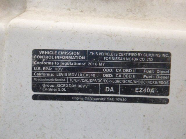 2016 Nissan Titan XD Passenger Front Inner Door Trim Panel