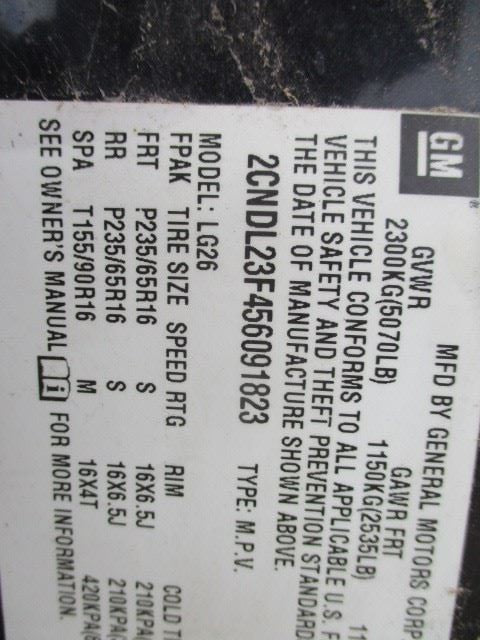 EQUINOX 2005 Dash/Interior/Seat Switch 1484101