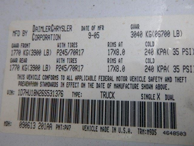 Power Steering Pump Fits 04-07 DODGE 1500 PICKUP 1474514