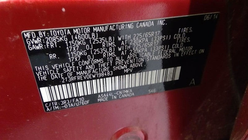 Driver Left Grille Upper Fits 13-15 RAV4 1626491