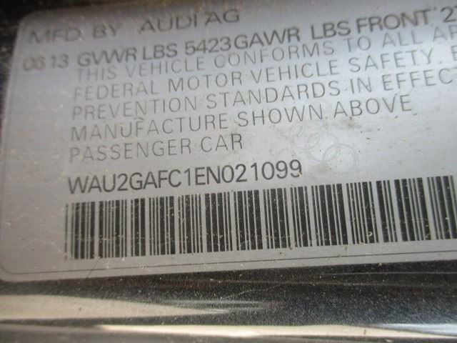 Automatic Transmission 3.0L Gasoline Fits 13-15 AUDI A6 1487688