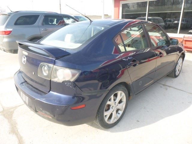 Driver Side View Mirror Power Non-heated Fits 07-09 MAZDA 3 1479541