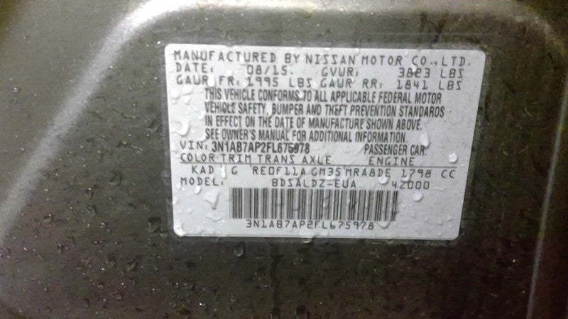 Driver Left Sun Visor Without Sunroof Fits 13-19 SENTRA 1745985