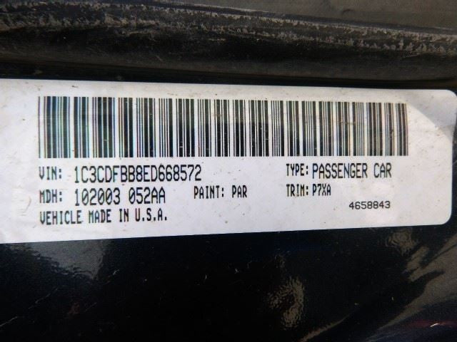 Automatic Transmission 2.4L ID 68197729 Fits 13-16 DART 1663200