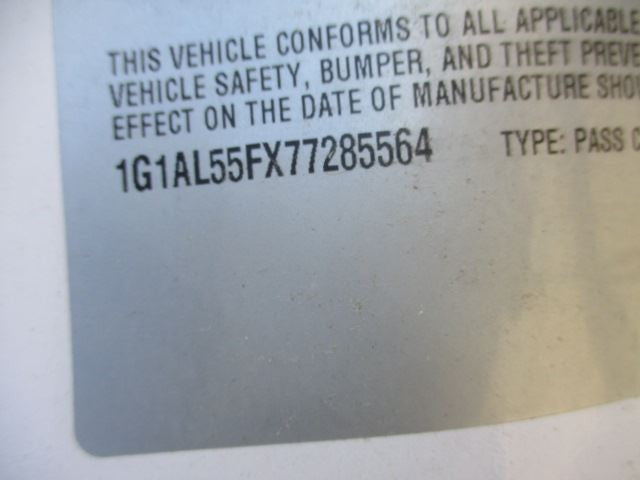 COBALT 2007 Seat Belt Rear 1618339