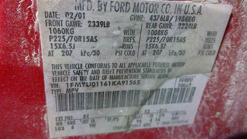 Intake Manifold 3.0L Lower Fits 01-04 ESCAPE 1679694