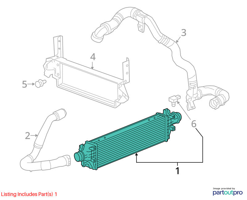 Intercooler US Market Fits 16-19 21-22 ENCORE 1893493