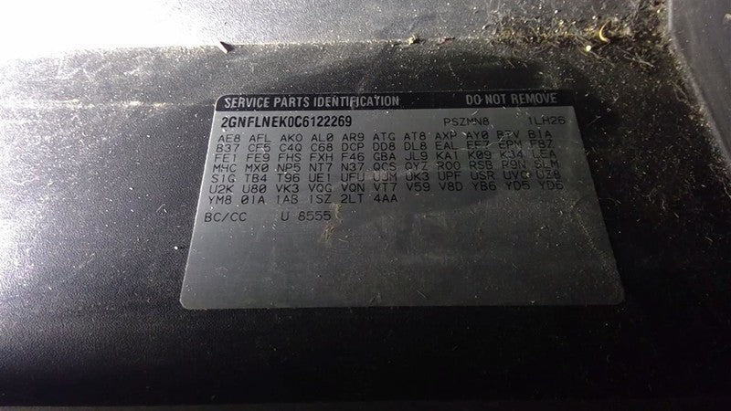 Automatic Transmission 6 Speed AWD Opt Mhc Fits 12 EQUINOX 1713048