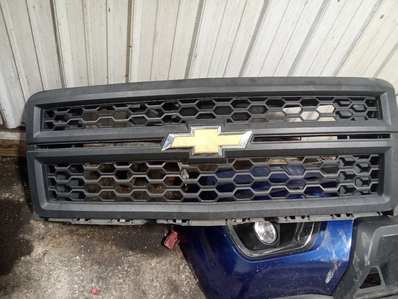 Grille Black Surround Work Truck Fits 14-15 SILVERADO 1500 PICKUP 1859