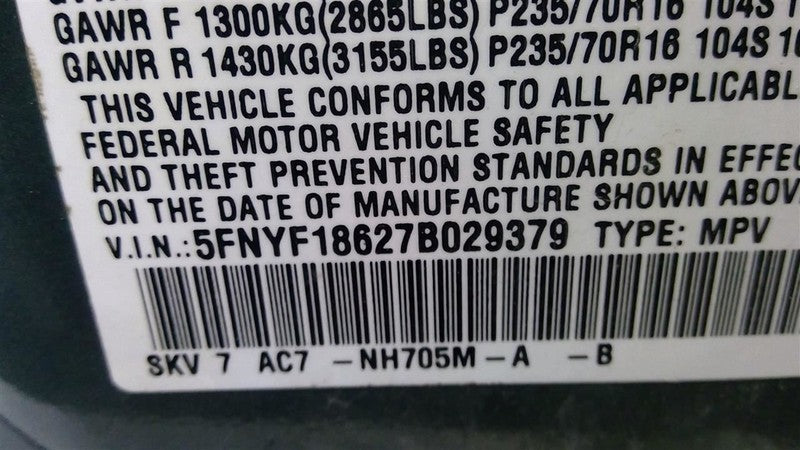 Power Steering Pump Fits 05-08 PILOT 1693540