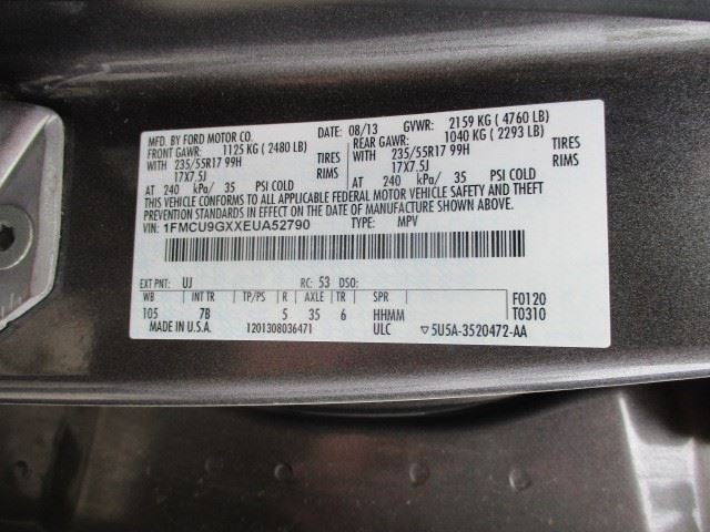 Grille Upper SE Fits 13-16 ESCAPE 1514629