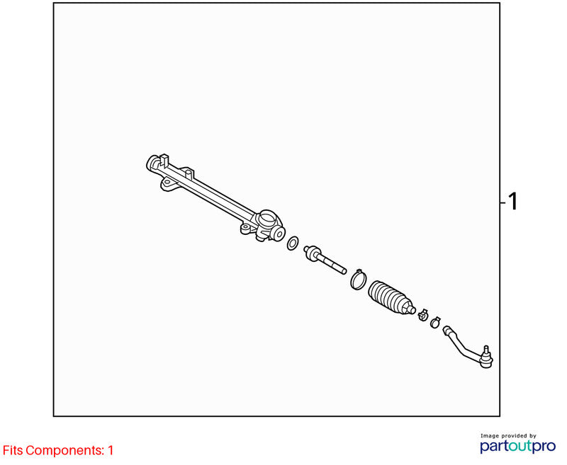 Steering Gear/Rack Power Rack And Pinion US Built Fits 24-25 SANTA FE