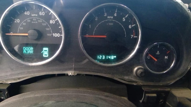 Driver Sun Visor VIN W 6th Digit Jk Body Fits 11-18 WRANGLER 1739456