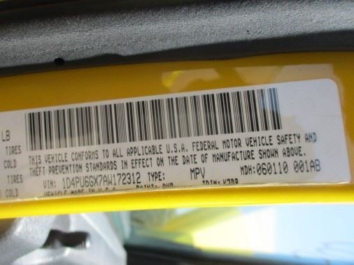Passenger Side View Mirror Power Heated Fits 07-11 NITRO 1568900