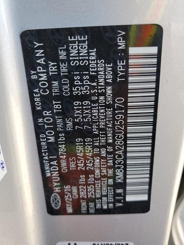 Crossmember/K-Frame Front AWD Fits 16-21 TUCSON 1745602