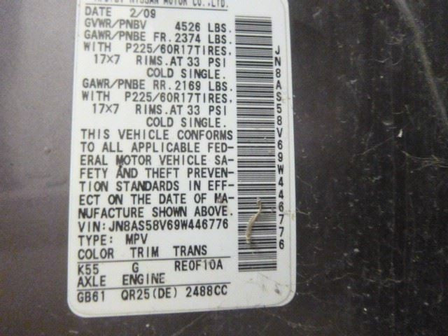Steering Column Floor With Paddle Shift AWD Fits 09 ROGUE 1719531