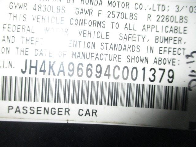 Temperature Control With Navigation System Fits 04 RL 1617128