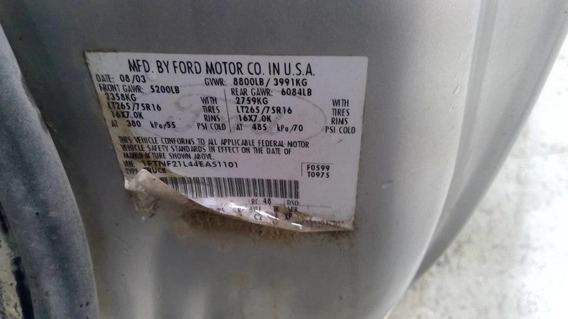 Alternator 110 Amp ID 2C3U-10300-AB Fits 02-05 EXCURSION 1879558