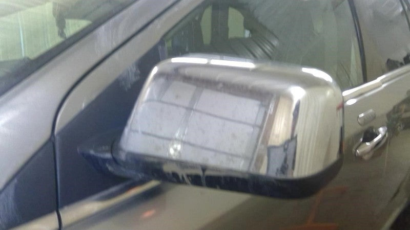 Passenger Side View Mirror Power Chrome Cap Manual Fold Fits 07-08 MKX