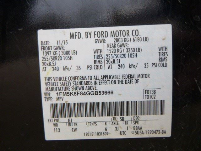 Wiper Transmission Fits 11-19 EXPLORER 1134299