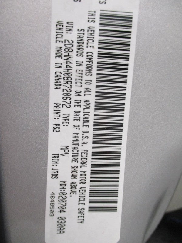 CARAVAN 2008 Seat Rear 2014281