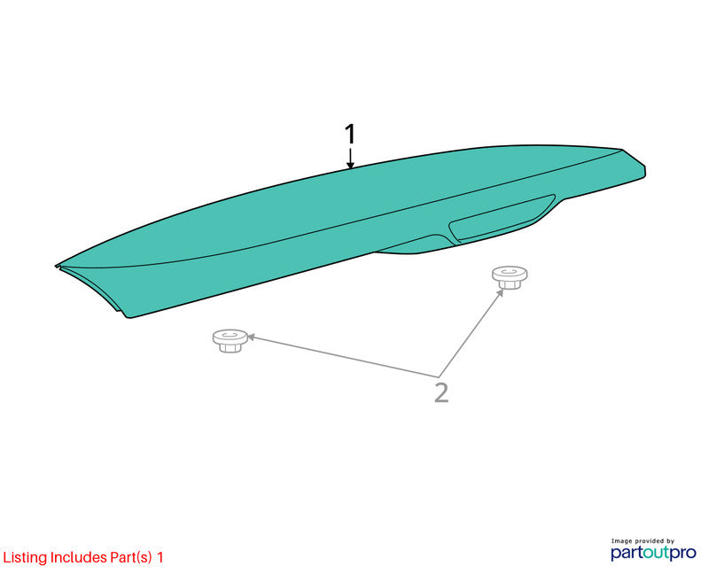 Rear Spoiler Wk Body VIN E Or F 6th Digit Fits 14-22 GRAND CHEROKEE 18