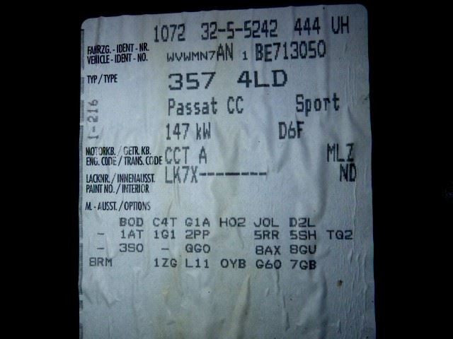 Passenger Right Headlight Halogen Fits 09-12 CC 1565979