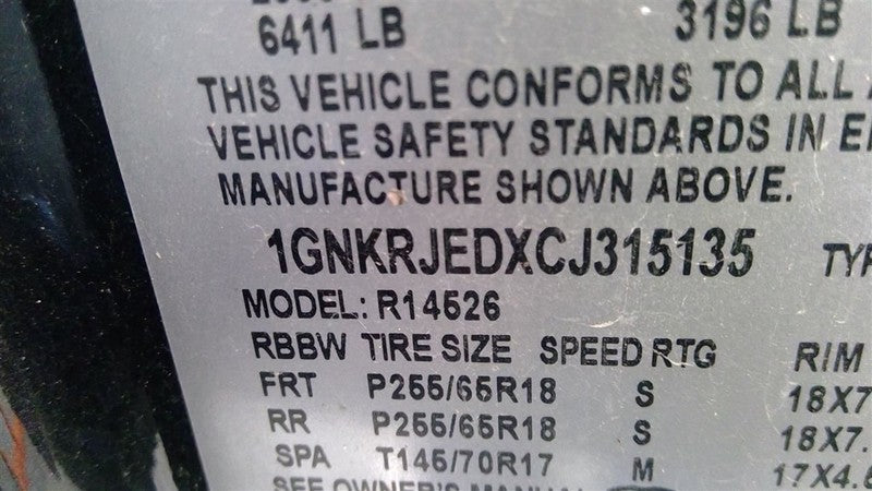 Power Steering Pump VIN J 11th Digit Limited Fits 07-17 ACADIA 1708410