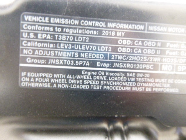 Passenger Right Headlight Halogen Fits 17-20 PATHFINDER 1449553
