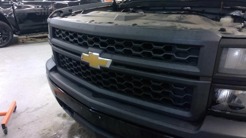 Grille Black Surround Work Truck Fits 14-15 SILVERADO 1500 PICKUP 1859