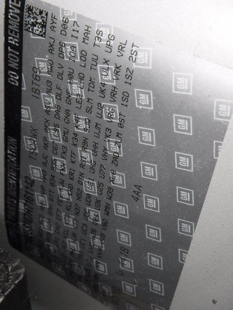 Grille Upper Without Rs Package L Model Fits 16-18 CRUZE 1928229