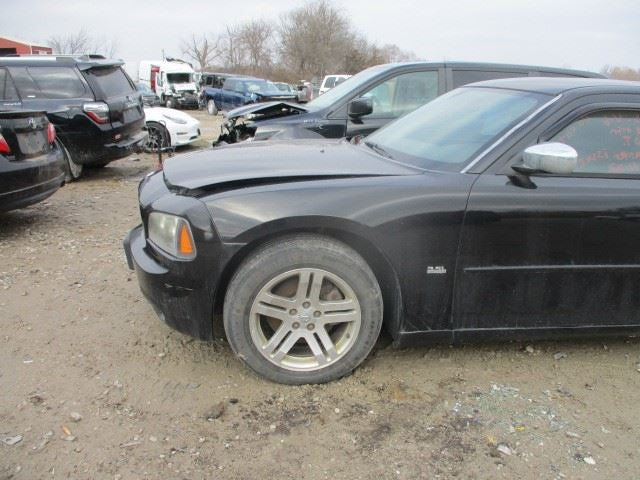 Passenger Side View Mirror Power Fixed Black Fits 06-10 CHARGER 153306